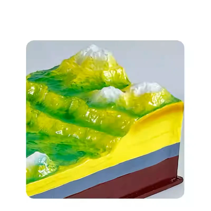 물 흐름 시위자 지형 모델 지질 교육 보조 중학교 지리 교육 도구