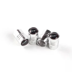 Premium Car Wheel Tire Valve Stem Caps - Set of 4 Airtight Covers for Enhanced Durability and Style (B Silver)