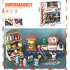 Play House Toy Mini Food Simulation Supermarket Can Scan Multi Function Sound Light Cash Register Xmas Birthday Toy Holiday Gift 5