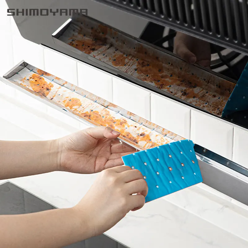 SHIMOYAMA 주방 레인지 후드 필터, 오일 흡수 면, 범용 그리스 필터, 면 종이 수건, 주방 청소 보호 패드