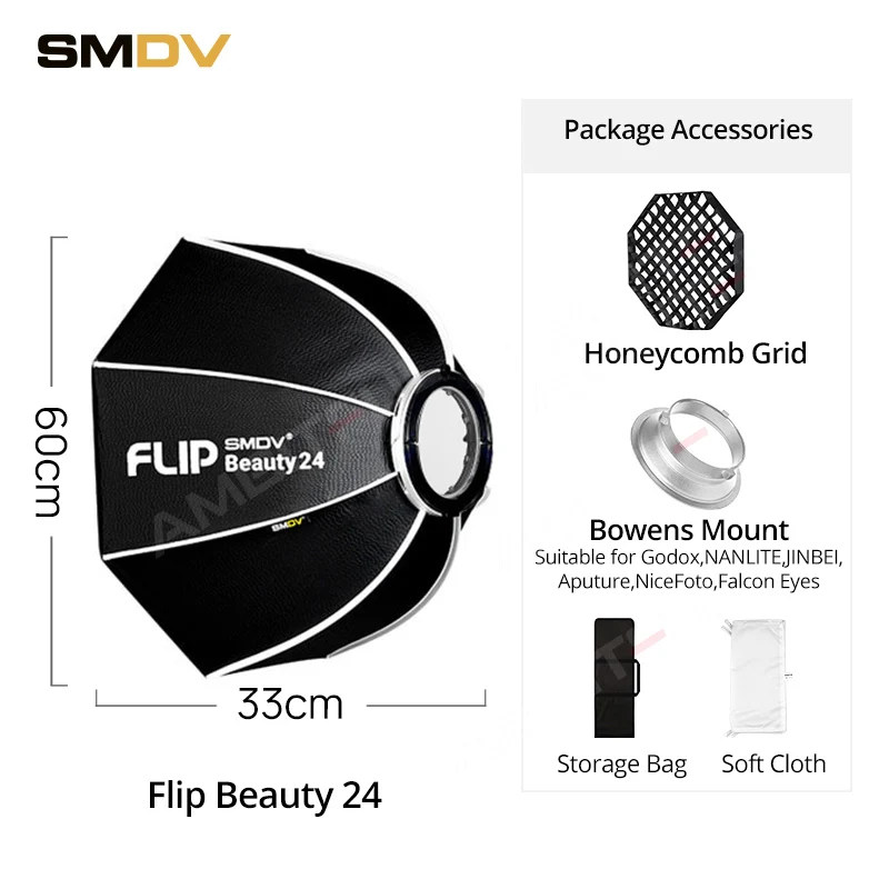 SMDV Flip Beauty 20 24 Quickly Release Parabolic Strong