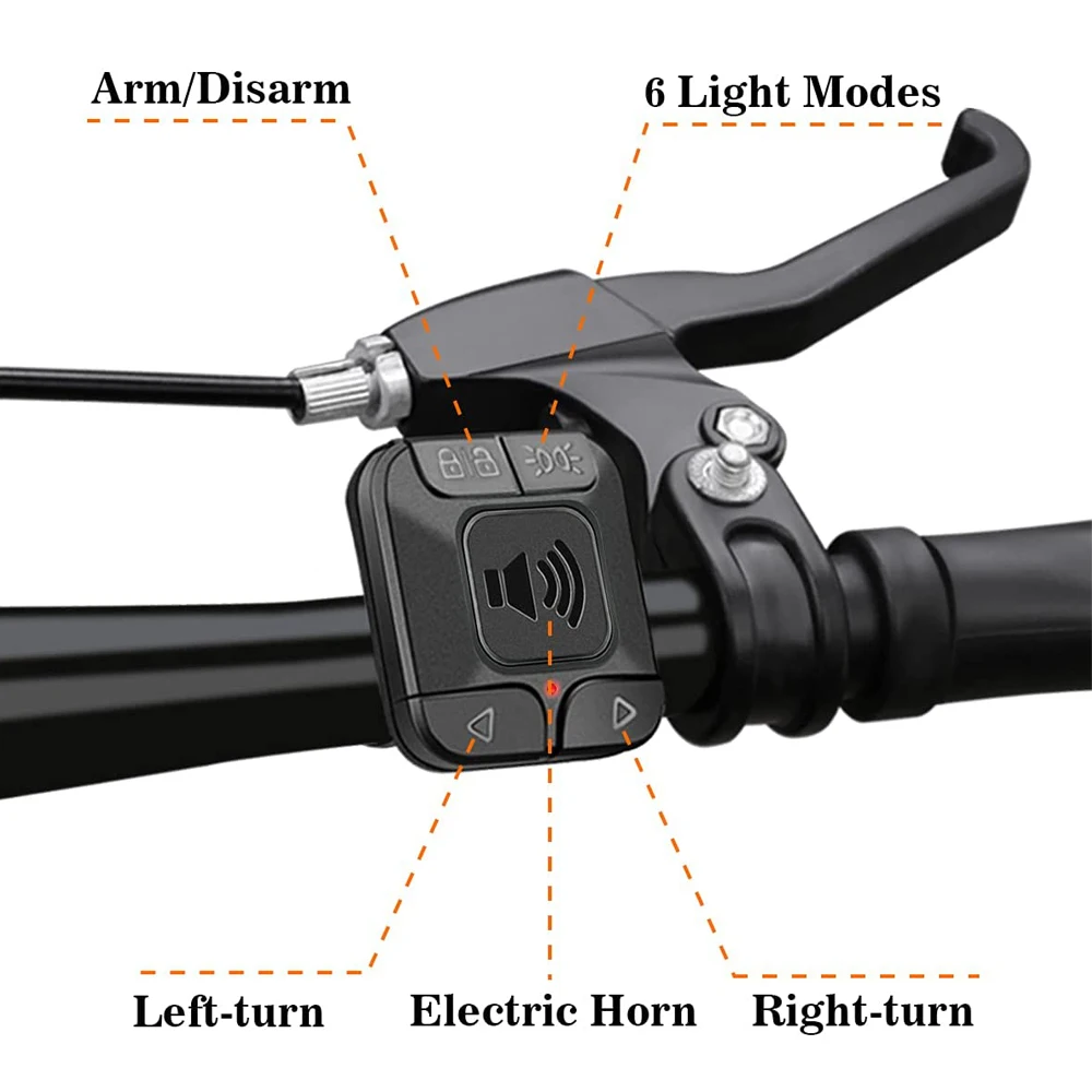 Remote control for SF31 bicycle tail light alarm accessories
