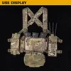 Radio Walkie Talkie Pouch MPU5 PRC163 152 148 Lightweight Universal Tactical Molle Pouches Interphone Bag for Airsoft Hunting 5