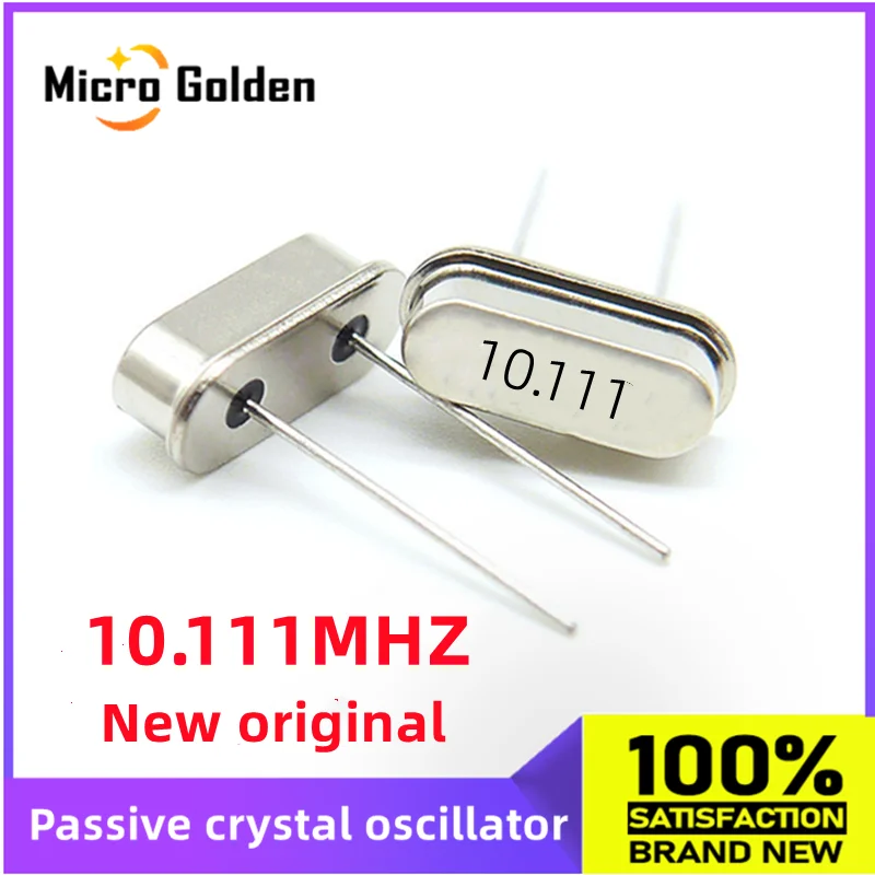 10.111MHZ 10.111M Passive Crystal Oscillator quartz resonator crystal oscillator kit HC-49S DIP2 Quartz Crystal Resonator New original 49S (10pcs)
