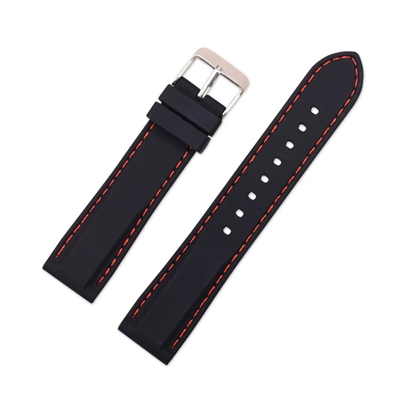 Durable Waterproof Silicone Sport Watch Band Strap - Universal Fit
