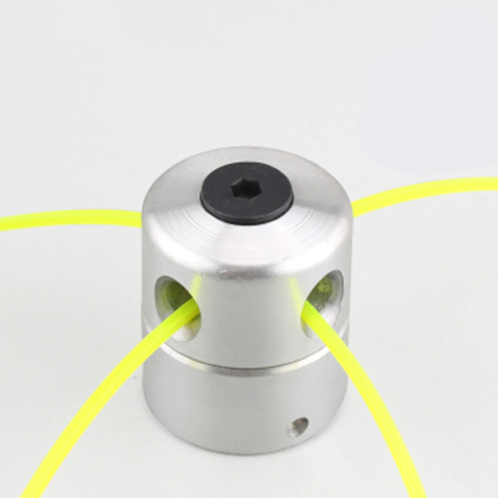 Brush Cutter Head Aluminium Alloy Replacement grass trimmer head aluminum trimmer head Universal Attachment String Trimmer for Garden Lawn Grass Mover