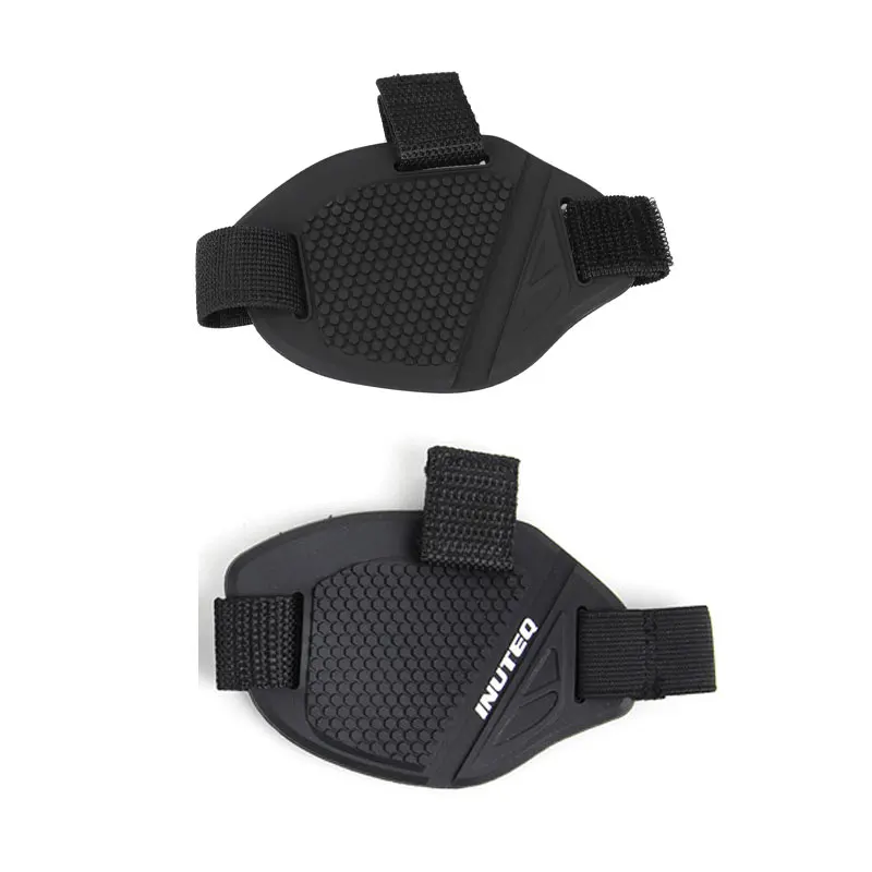 Durable Lightweight Motorcycle Boot Shift Pad Protector - Adjustable Riding Gear Cover