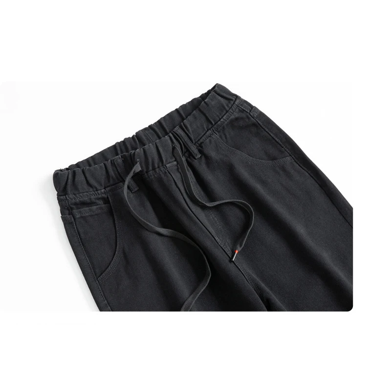 Men's Jeans Spring Summer Wide Leg Denim  Straight Baggy Hip Hop Fake  Men's Pants Trousers For Men Clothes Men Loose Waist