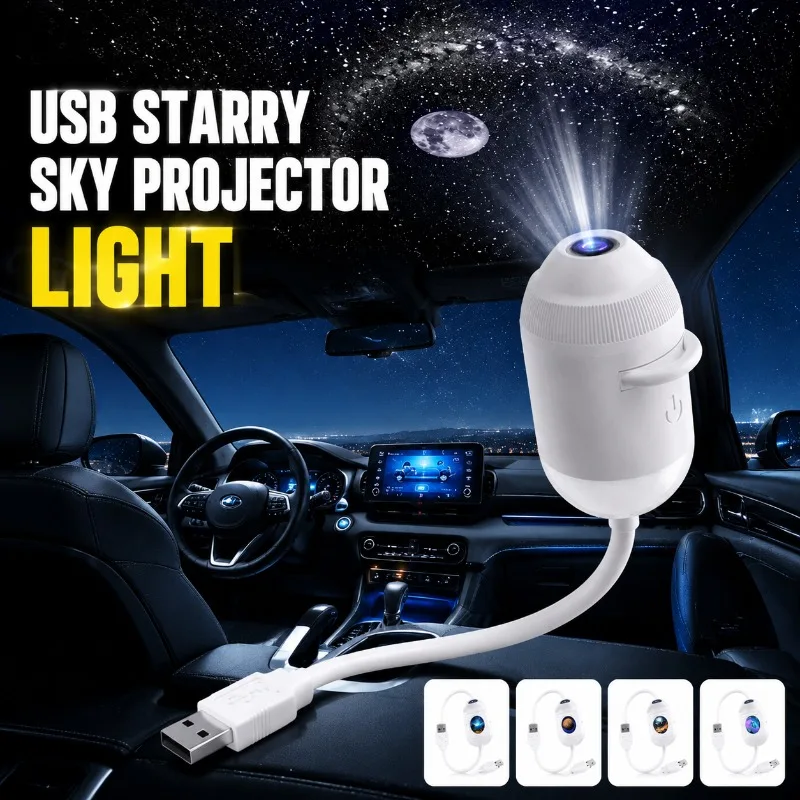 Starry Sky Galaxy Projector Night Lamp for Bedroom and Home Decoration