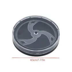 Watch Dial Screen Protector Box with Transparent Dustproof Cover for Watchmakers Tools and Accessories (Round 45mm)
