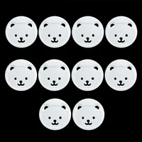 10pcs EU Power Socket Protection Cover – Anti Electric Shock Plugs