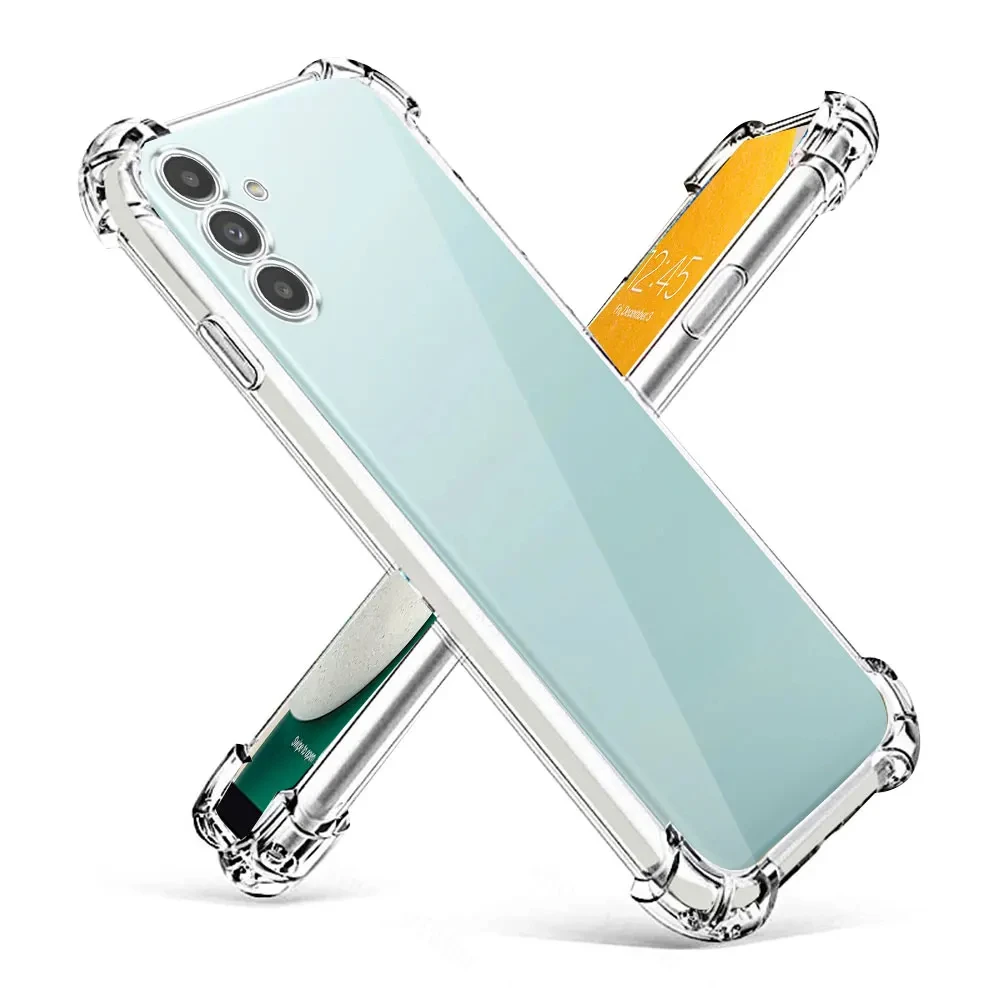 Shockproof Clear Silicone Soft Case - Durable Protective Back Cover