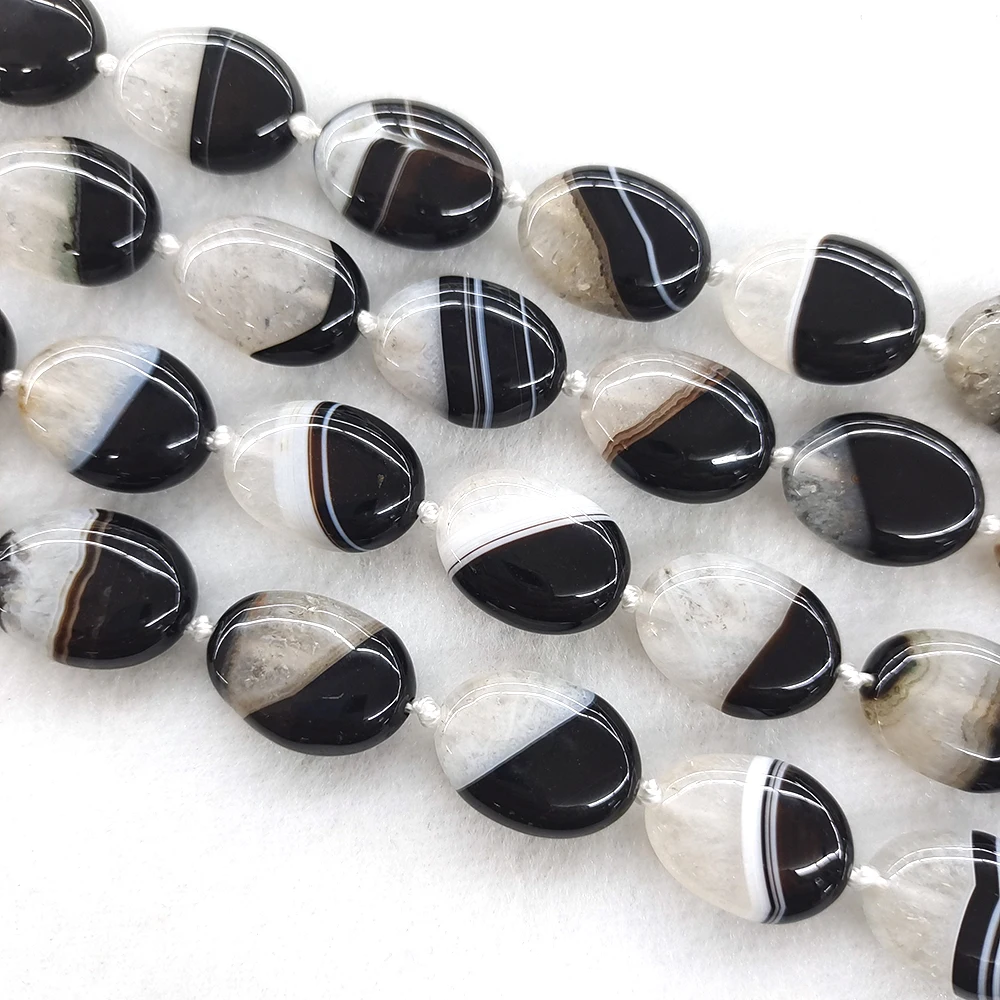 6가지 형태의 천연 블랙 우루과이 아게이트 쿼츠 드루지 타원형 하트 원형 사각형 구멍 있는 크리스탈 보석 DIY 주얼리 재료