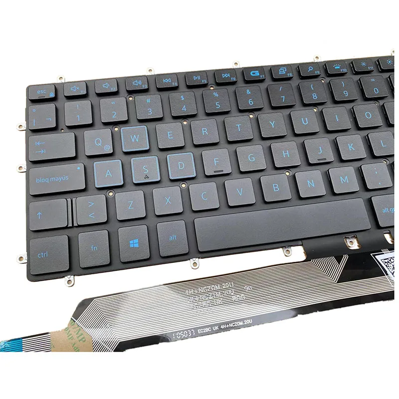 Nova Espanhol Francês para Dell 7588 7590 7790 g3 3579 3779 g5 g7 5587 5590 Inspiron 157566 7567 7577 7786 5567 Teclado Retroiluminado - Imagem 4