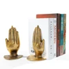 Praying Hands Book Ends for Woman Man Gift Collection Home Iron Bookends Office Desktop for Book Lovers Office Supplier 6