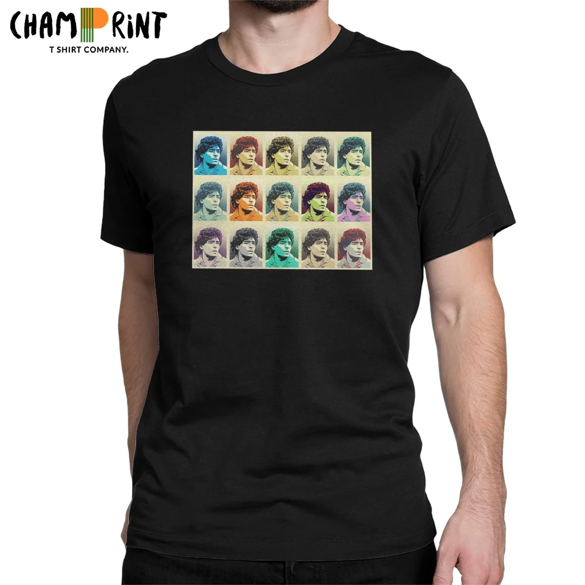Divertente Argentina Football Legend El Pibe Object Warhol T-Shirt Per Uomo T-Shirt In Puro Cotone Diego 10 Tee Shirt 4Xl 5Xl Abbigliamento