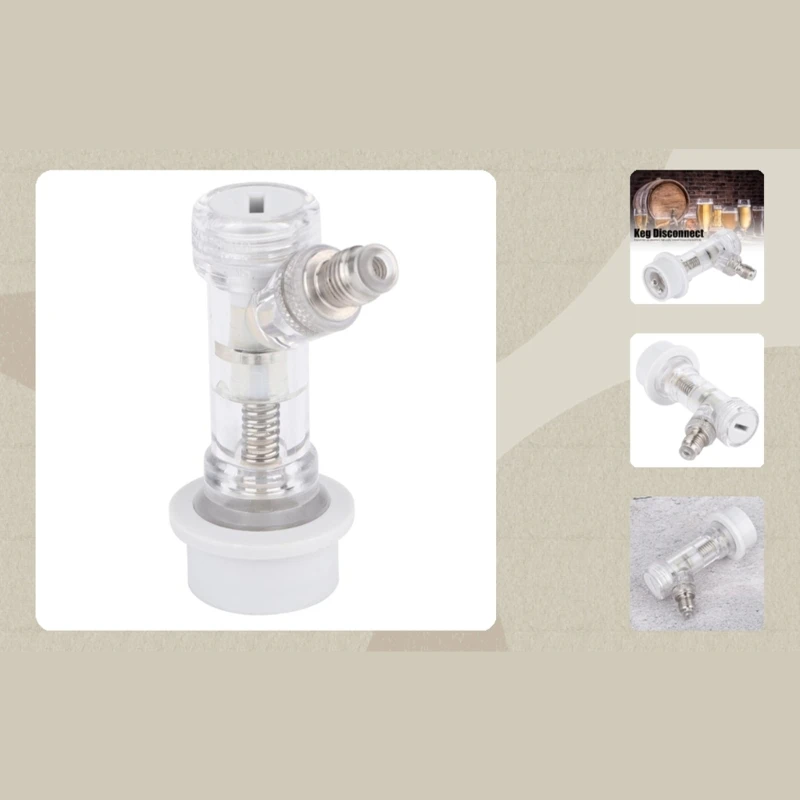 Stable Kegs Couplers Stainless Steel Kegs Fittings for Home Brewing and Beverage Distribution with Stable Construction