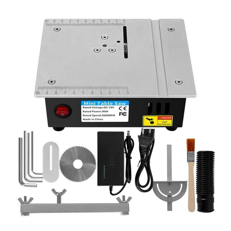 

Mini Table Saw Electric Small Bench Saws Desktop Saw Household DIY PCB Model Cutting Tool Woodworking Lathe EU Plug