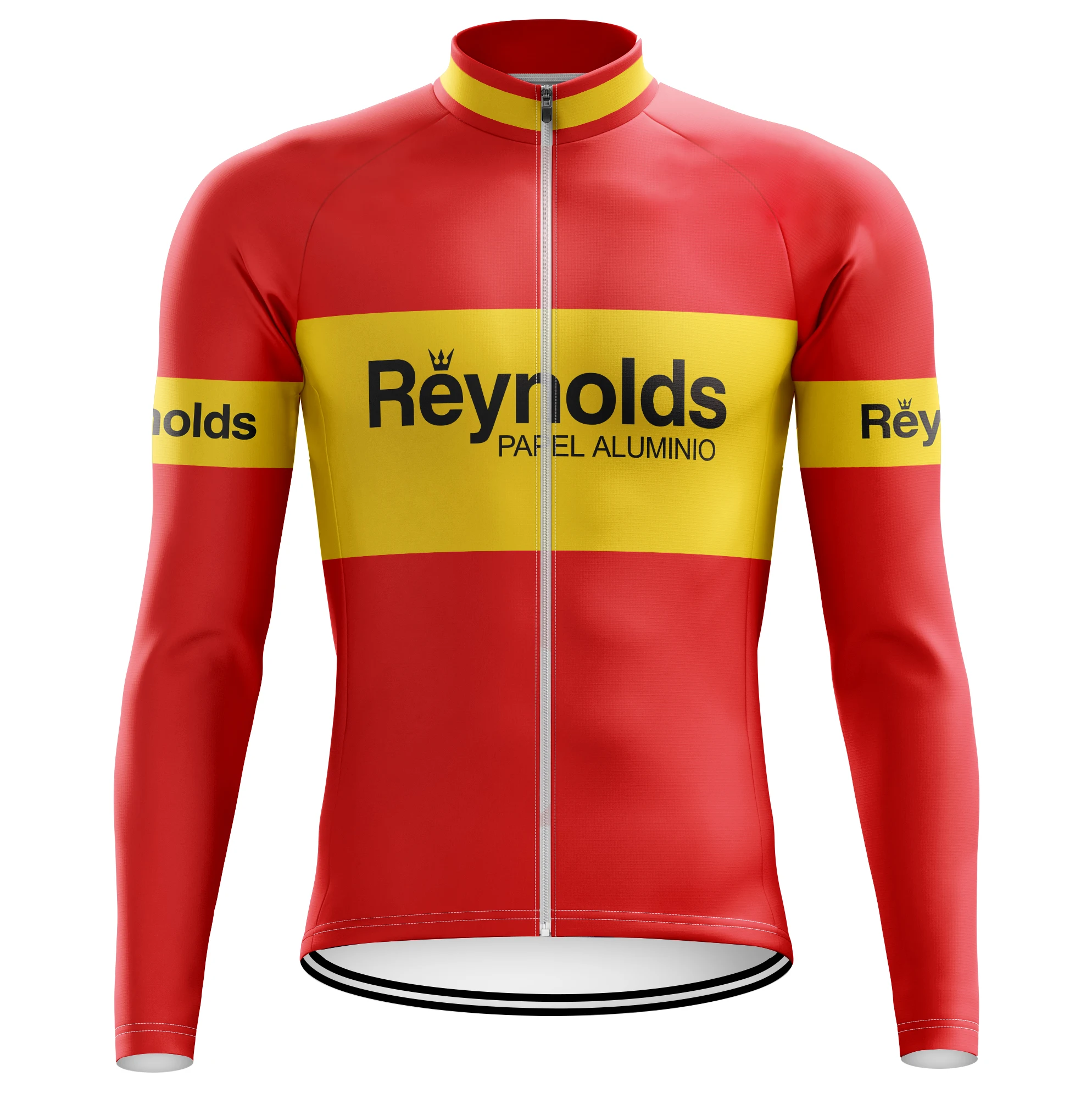 thumbnail image 1 of Maillot de ciclismo retro de varios estilos para hombre, de manga larga, sin forro polar, para ciclismo, París, Roubaix, Brooklyn, Ford, Faema, Molteni, 1 of 4