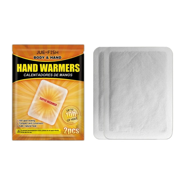 Stay Warm with 2pcs Body Hand Toe Warmers Heat Pads