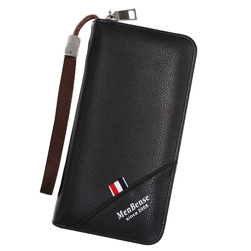 Mens Long Wallet PU Leather Credit Card Holder Purses Carteira Masculina  Carteras Billetera Hombre Money Portfe Carte Clutch