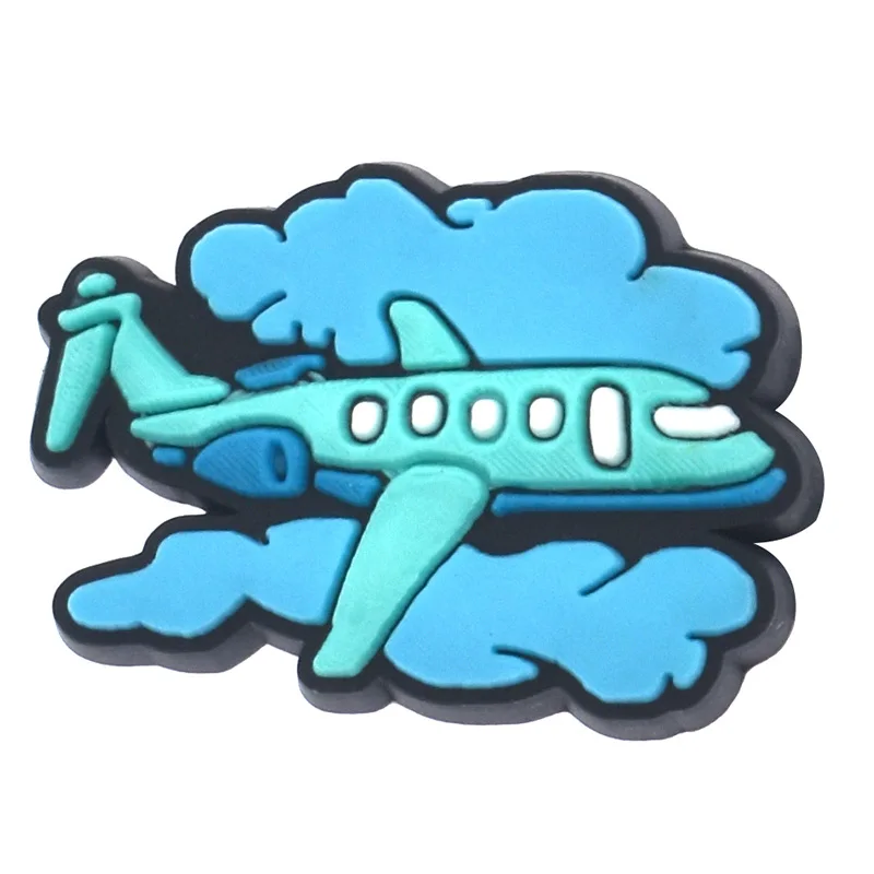 Plane Shoe Charms for Crocs Accessories PVC Shoe Accessories