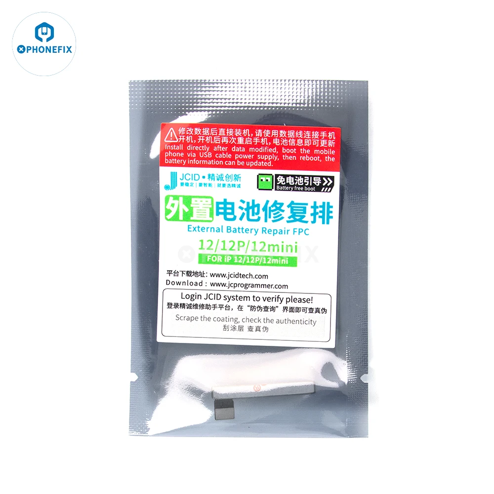 JCID JC Original Battery Repair Flex For iPhone 11 12 13 14 15 Pro Remove Warning Battery External Tag Flex Replacement Repair