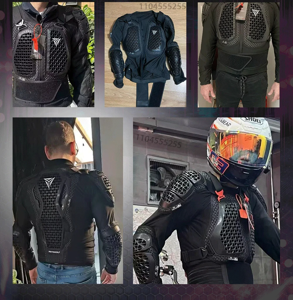 Motorcycle Jackets Full Body Armor CE Approved Protective Gear Men Women