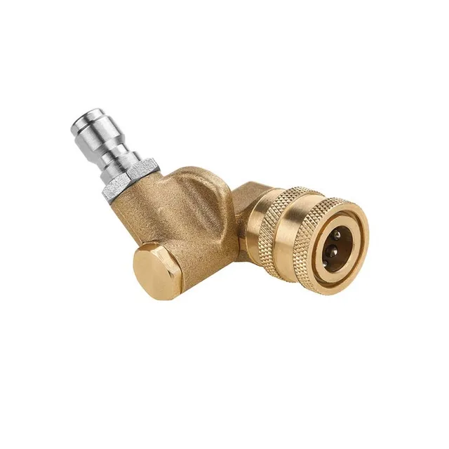 4500Psi 1/4 ″ Gyors Összekötő Forgócsatlakozó 5/7Angles Nyomásfúvó -Tartó Tartó Tisztítószer - Image 5
