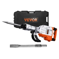 VEVOR 3500W Demolition Jack Hammer 1900 BPM Electric Jack Hammer Concrete Breaker 2pcs Chisel for Trenching and Breaking Holes 1