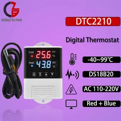 Smart WiFi Digital Climate Control Thermostat with Humidity Regulation (DTC2210)