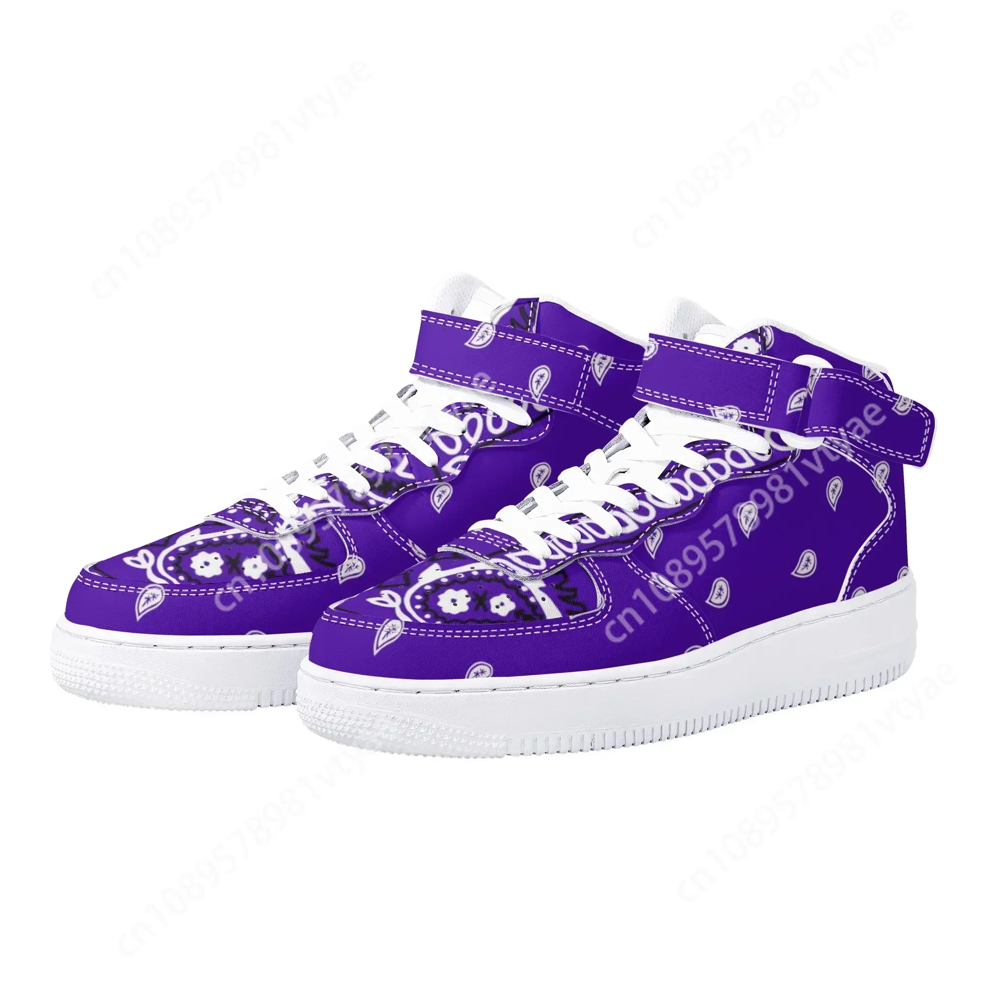 s Bandana Print Men Basketball Sneakers Leisure Shoes True Size Running Shoes Factory Direct