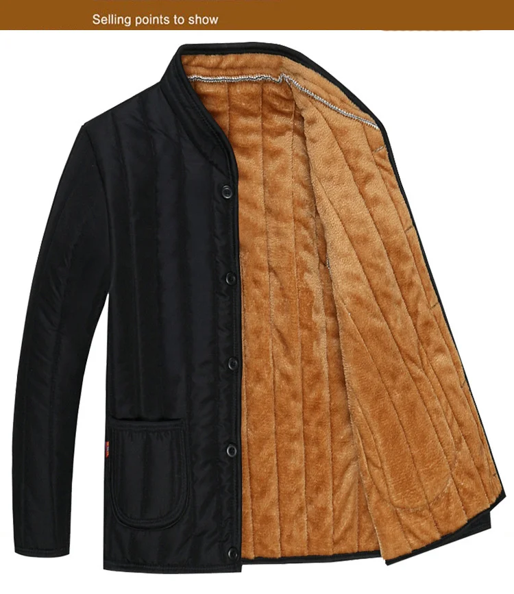Cotton-Padded Jacket Side View