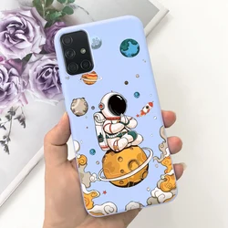 Cute Fashion Cartoon Soft Phone Case - Enhanced Protection & Style - Samsung A41 (Purple 1786)