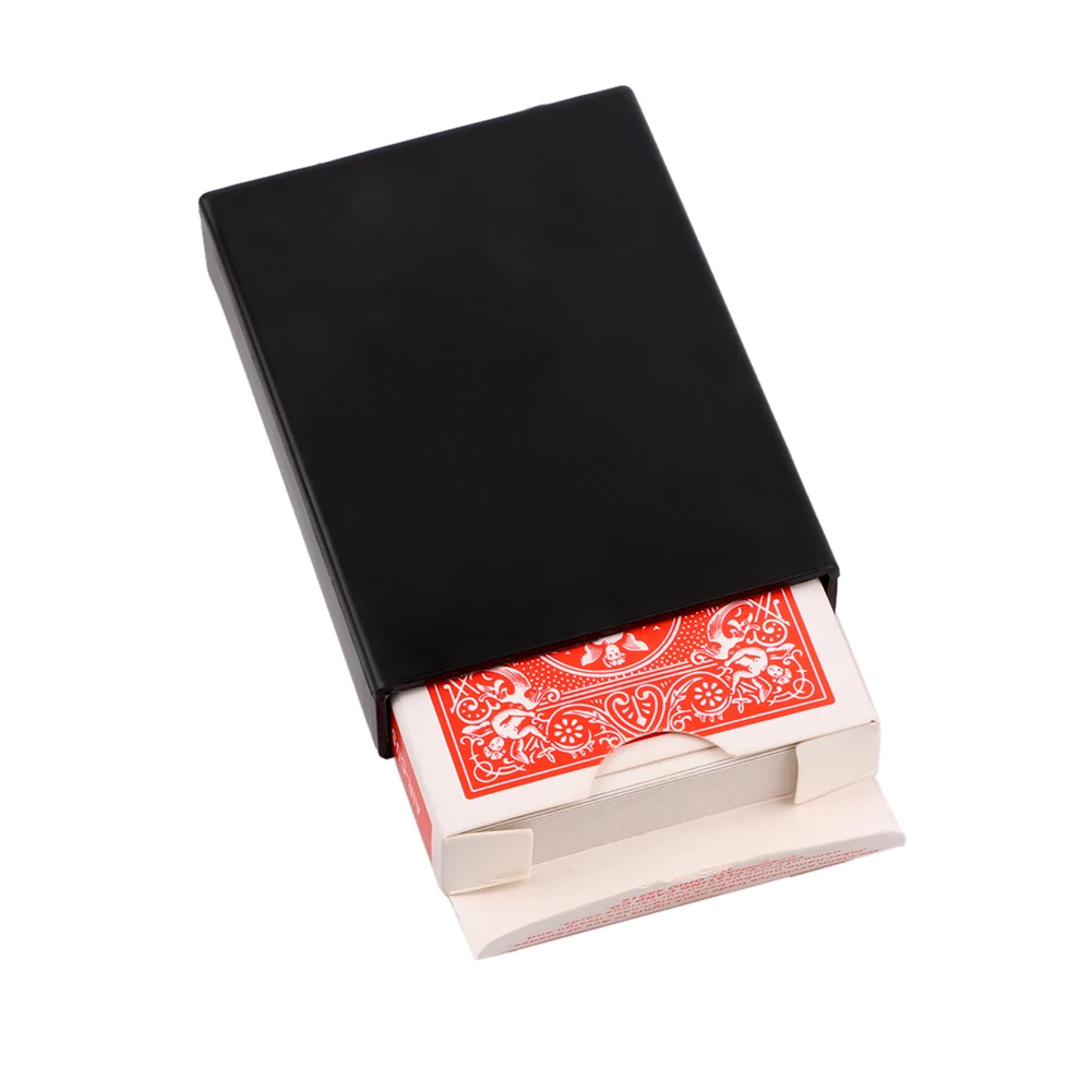 Plastic Poker Disappearing Box Lightweight Illusion Card Box Poker Mini Performance Props Novelty Toys for Kids Children Gifts