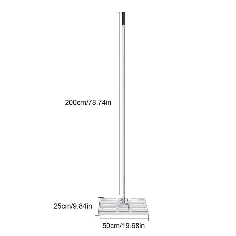 Lawn Leveling Rake Golf Course Leveler Rake Humanized Design Golf Course Sand Leveler For Yards Lawns Golf Courses Gardens Farms 6