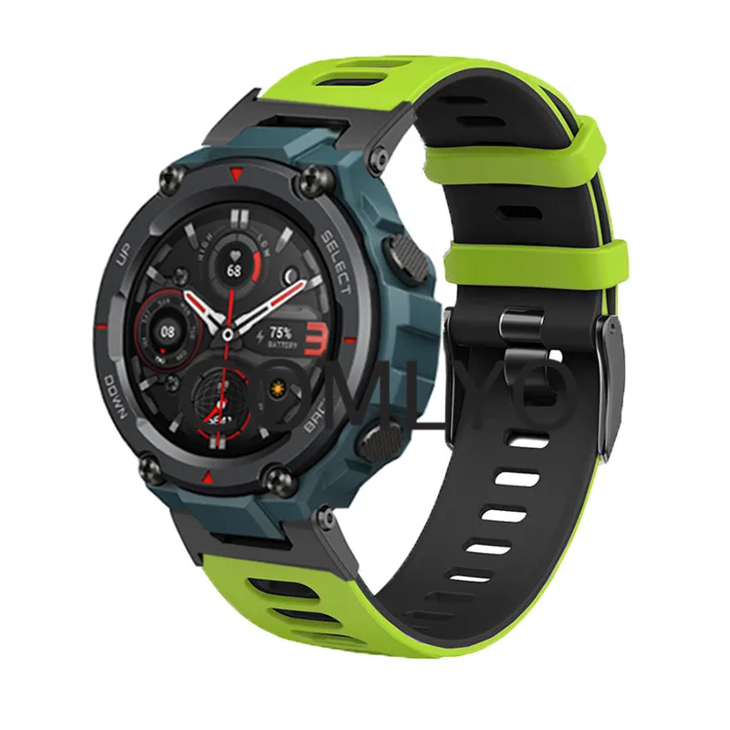 Amazfit T-Rex Pro 스트랩 실리콘 스마트워치 손목밴드 T Rex 커넥터 스크류 로드 핀 어댑터 액세서리