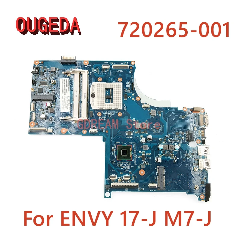 

OUGEDA 6050A2549501-MB-A02 720265-501 720265-001 720265-601 Laptop Motherboard For HP ENVY 17-J M7-J HM87 Mainboard Full test