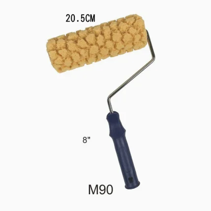 M60 해초 스펀지 롤러 브러쉬 모조 질감 도구 (액체 벽지 페인트 벽 장식 DIY 페인팅 도구 벽 페인트)