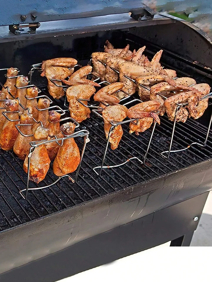 Stainless Steel Chicken Wing Rack For Grill Stainless Steel
