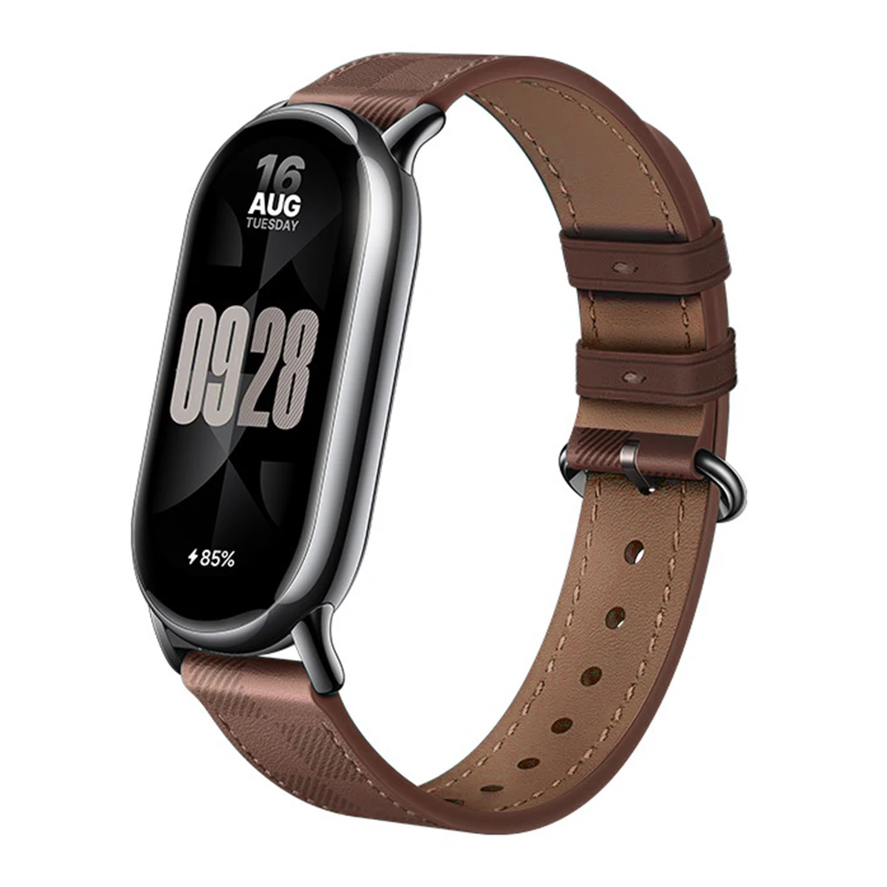 

Leather Watch Band for Xiaomi Mi Band 8 Strap Bracelet for Mi Band 8 Watchbands Pulseira for MiBand 8 Wrist Straps Smartband