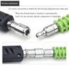 Car Wash Accessories High Pressure Water Gun Self-Locking Extension Rod Nozzle Extension Rod Stainless Steel Quick Connector 3