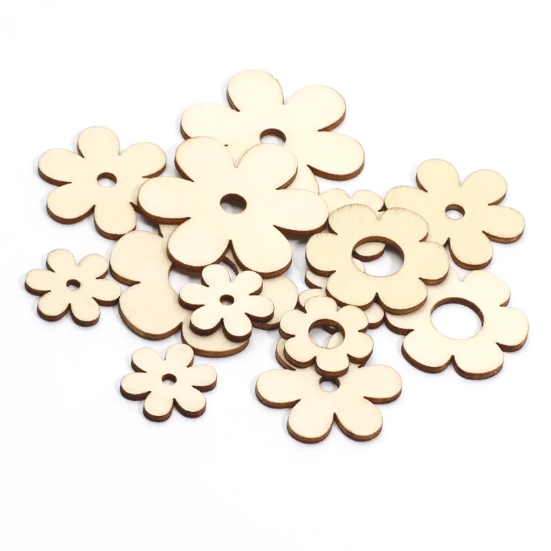 Set di 8 pezzi/24 pezzi di regali artigianali in legno grezzi, tag di farfalle in legno grezzo, ciondoli in legno cavo a forma di cuore, pezzi in legno per fai-da-te, arti e