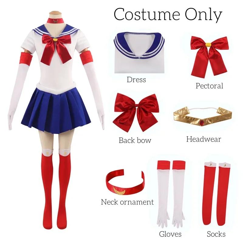 Sailor Moon Usagi Tsukino Sailor Uniform Cosplay Costume