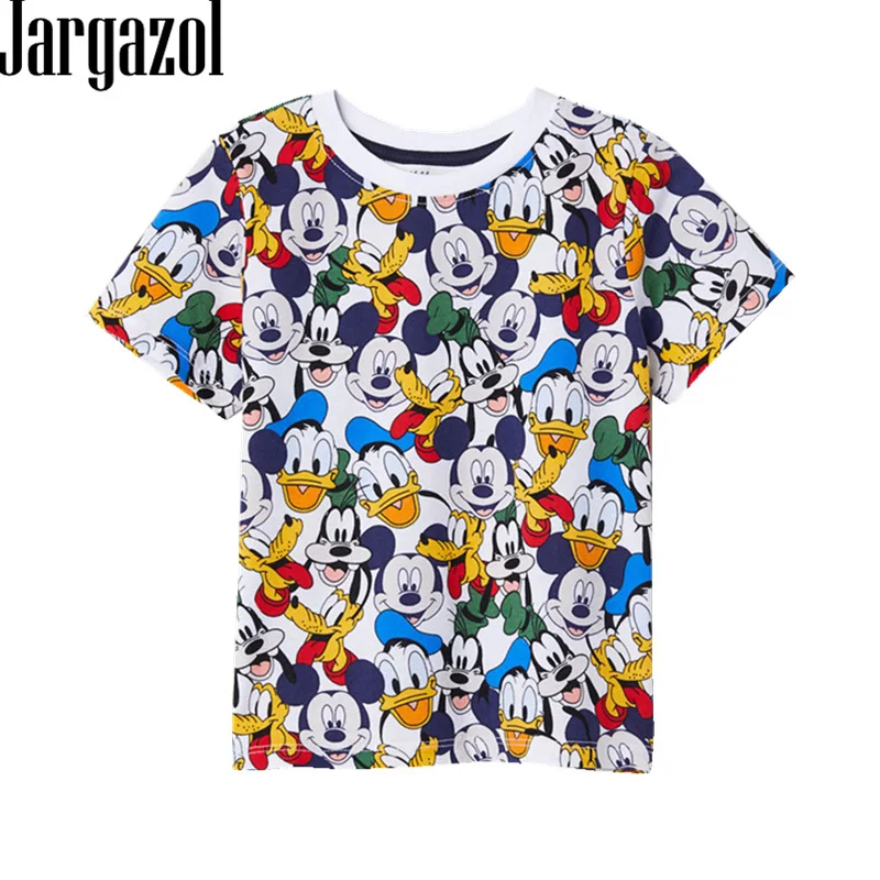 

Toddler Baby Girl Boy T Shirt Vetement Enfant Fille Cartoon Mickey Printed Short Sleeve Camisetas Calsual Tee Tops