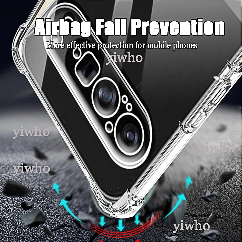 Crystal Clear Protective Back Cover - Premium Soft TPU Transparent Phone Case