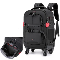 Trolley camera bag Professional camera trolley suitcase Bag Video Photo Digital Camera luggage travel trolley Backpack