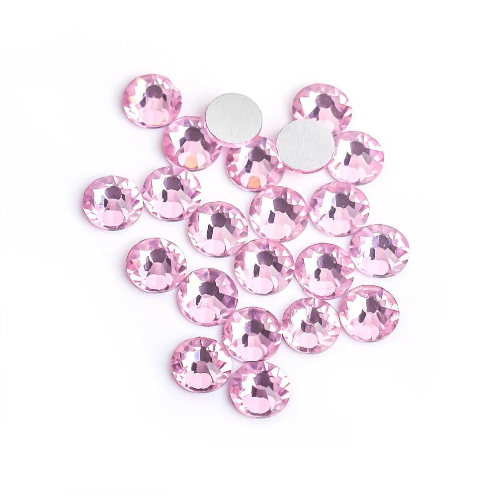 Description Picture 5 of itemLight Pink/Rose Glass 3D Nail Art Rhinestones ss3 ss4 ss5 ss6 ss8 ss10 ss12 ss16 ss20 ss30 Crystal Nails Non HotFix Decorations