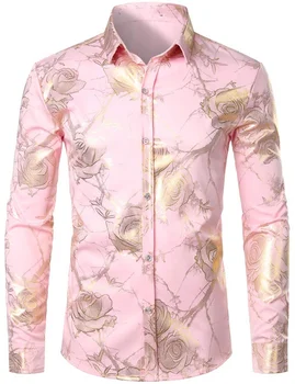 Men’s Floral Long Sleeve Shirt 1