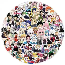 Lot de 10, 20, 30 ou 50 pièces d'autocollants mixtes, dessins animés japonais, Graffiti, volley ball, Junior, zéro deux, pour guitare, vélo, Skateboard, vente en gros 